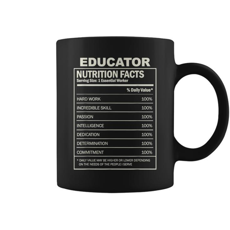 Educator  For Teachers Funny Teacher Facts  Coffee Mug