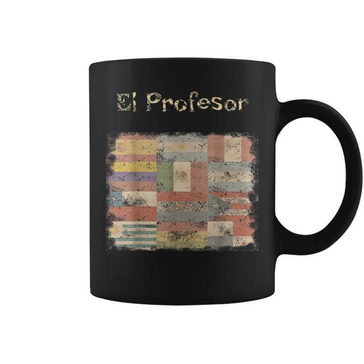 El Profesor Spanish Speaking Country Flags Coffee Mug