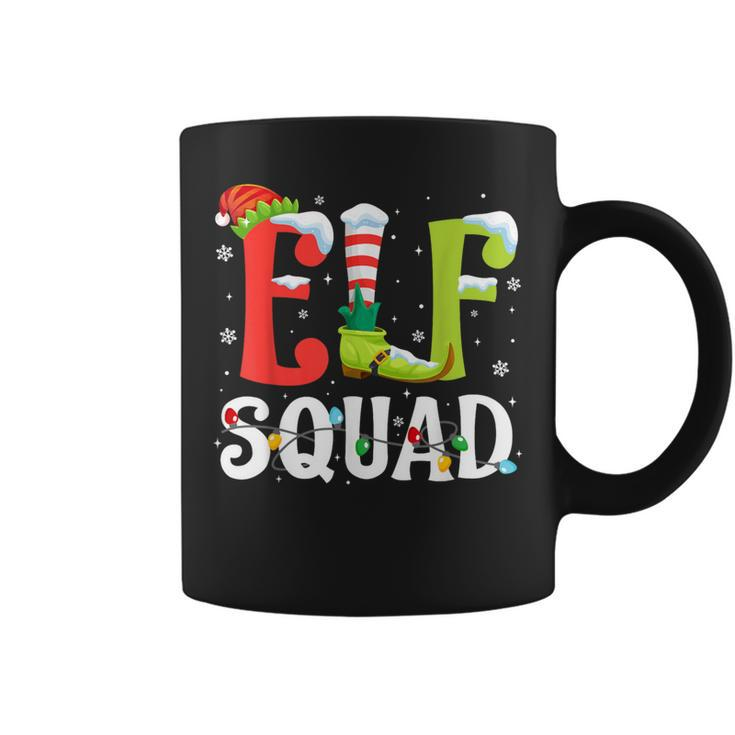 Elf Squad Christmas Family Matching Xmas Elf Pajamas Coffee Mug
