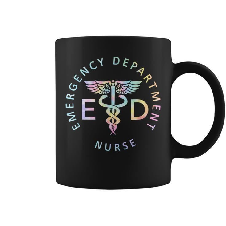 Emergency Nurse Ed Nurse Er Emergency Department Nur Tie Dye  Coffee Mug
