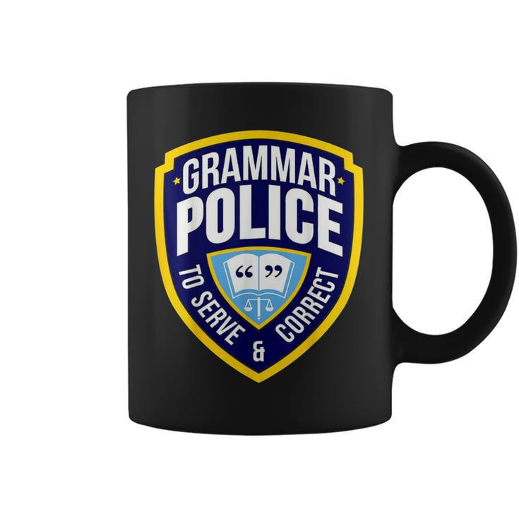 English Grammar Police Sarcasm Quotes Literary Coffee Mug