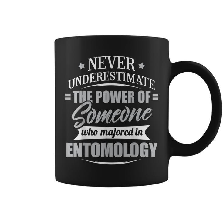 Entomology For & Never Underestimate Coffee Mug