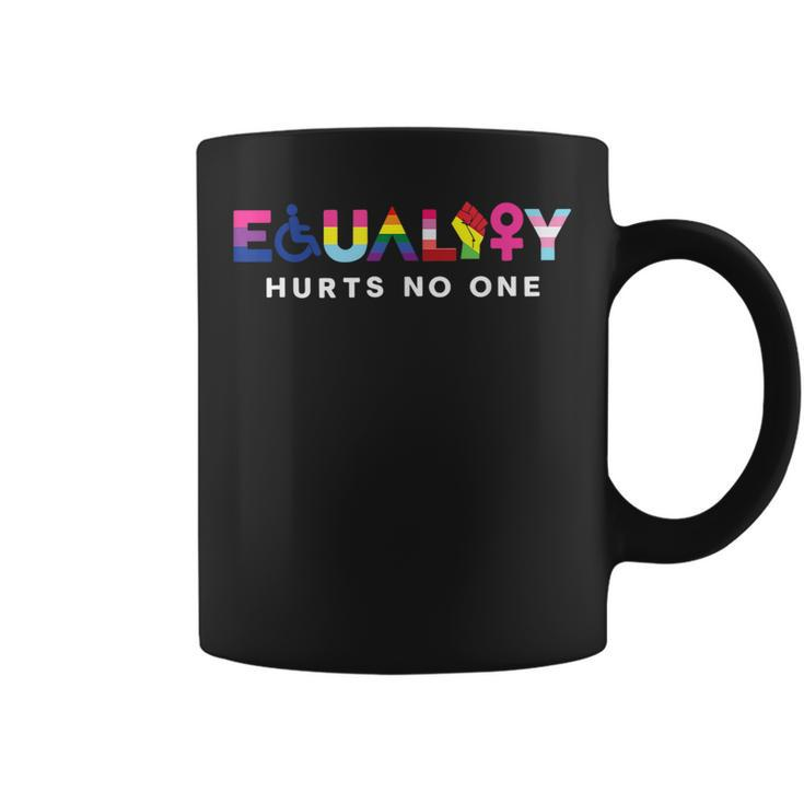 Equality Hurts No One Lgbt Gay Lesbian Pride Rainbow Support  Coffee Mug