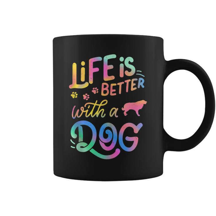 Estrela Mountain Dog Life Is Better With My Dog Mom Dad Coffee Mug