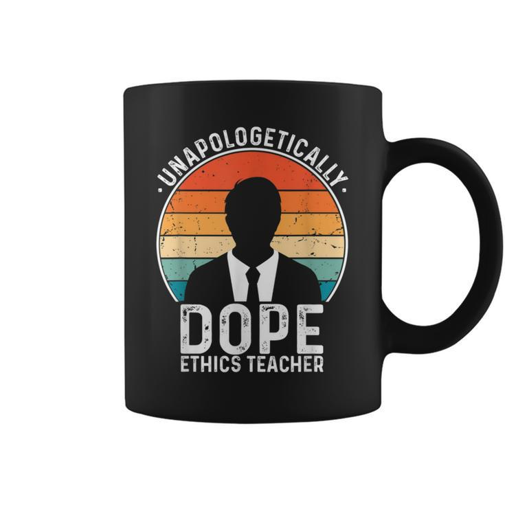 Ethics Teacher Unapologetically Dope Pride Afro History Coffee Mug
