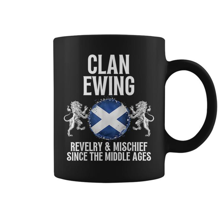 Ewing Clan Scottish Family Name Scotland Heraldry Coffee Mug