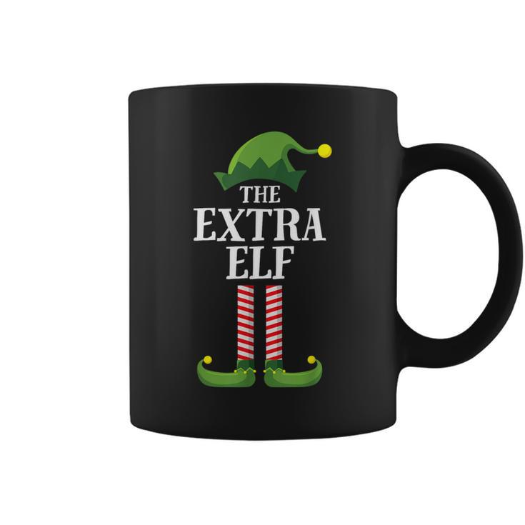 Extra Elf Matching Family Group Christmas Party Elf Coffee Mug