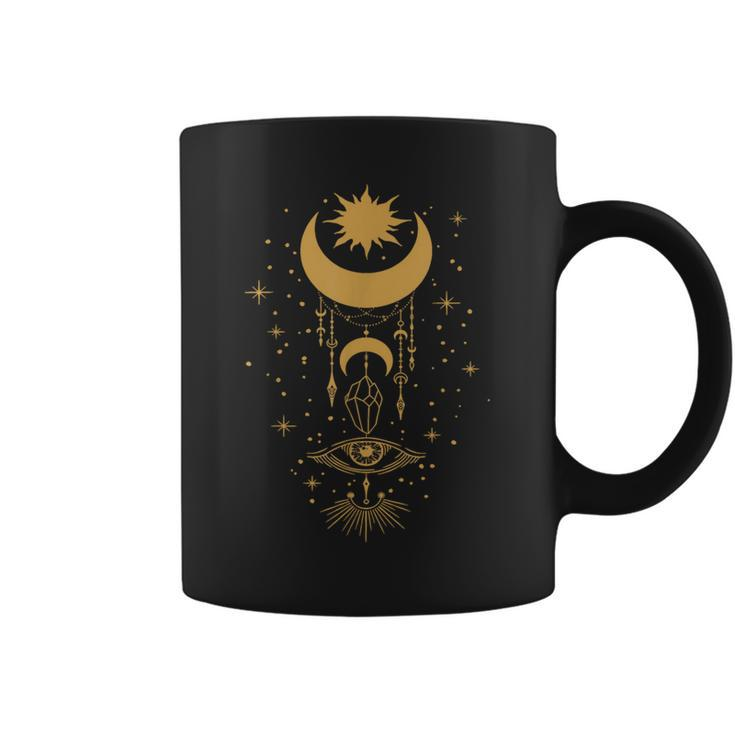 Eye Sun And Moon All Seeing Eye Spiritual Witchy Coffee Mug