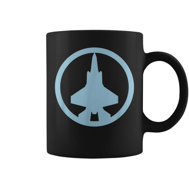 F-35 Lightning Ii Blue Air Force Military Jet Coffee Mug