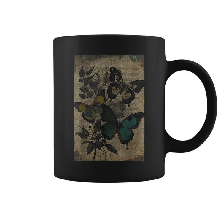 Fairy Grunge Fairycore Aesthetic Cottagecore Goth Butterfly  Coffee Mug