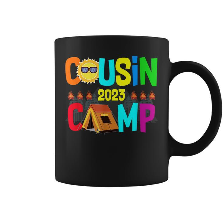 Family Camping Summer Vacation Crew Cousin Camp 2023  Coffee Mug