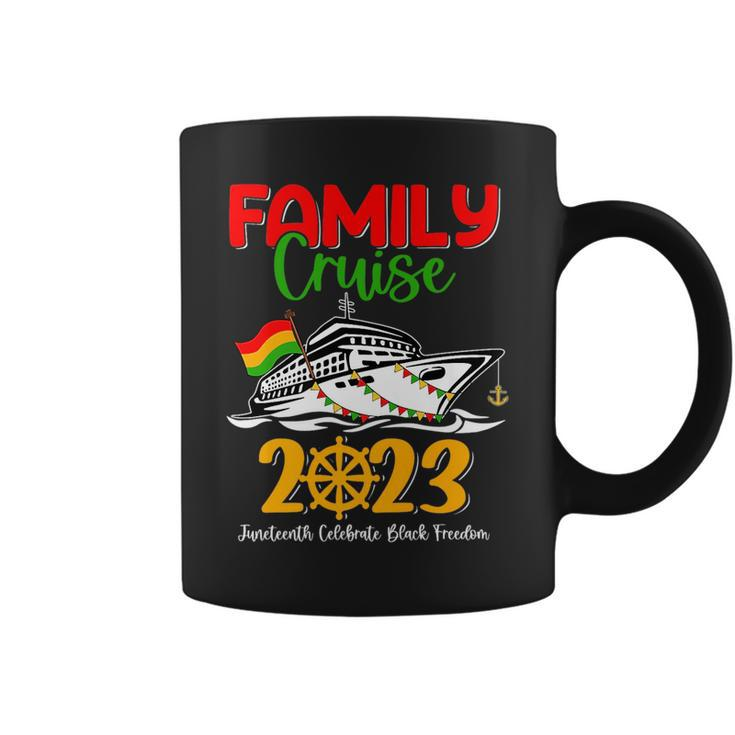 Family Cruise 2023 Junenth Celebrate Black Freedom 1865   Coffee Mug