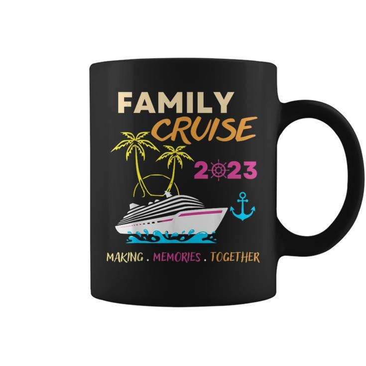 Family Cruise 2023 Making Memories Summer Matching Vacation  Coffee Mug