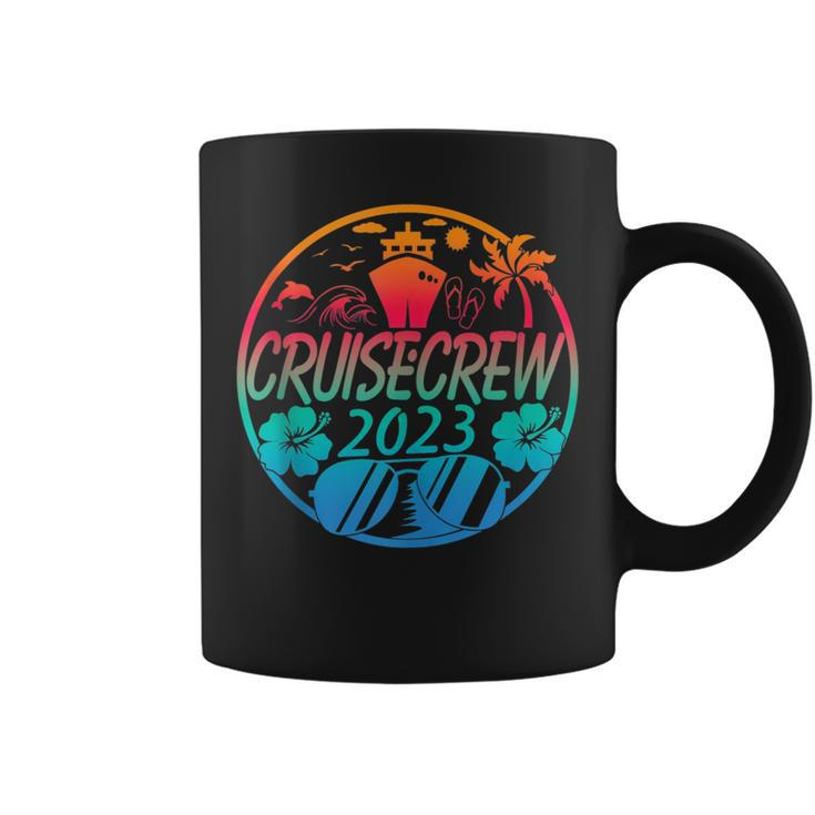 Family Cruise Crew 2023 Family Matching Group Squad Quote  Coffee Mug