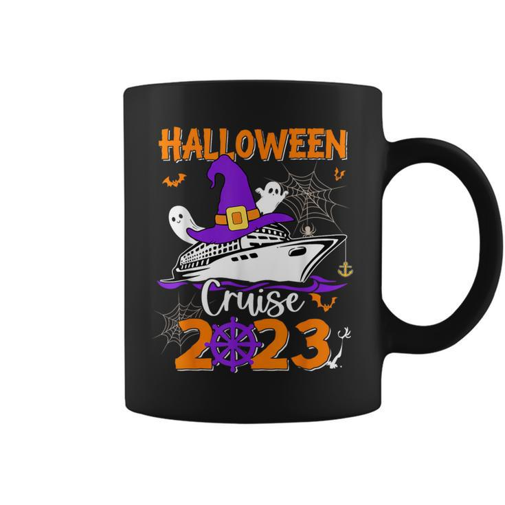 Family Halloween Cruise 2023 Witches Ghost Trip Matching Coffee Mug