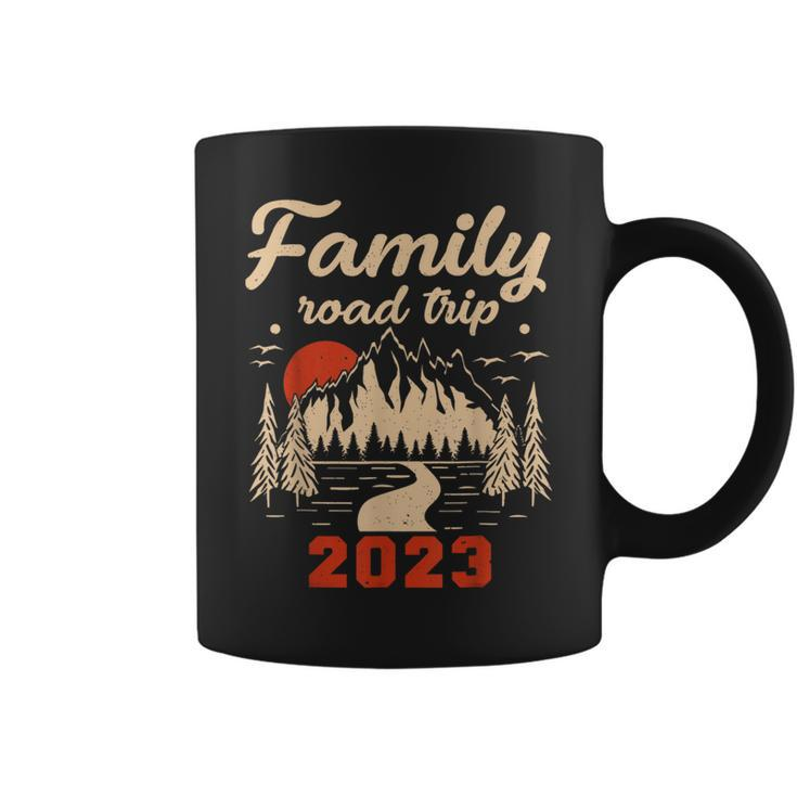Family Road Trip 2023 Camping Crew Vacation Holiday Trip  Vacation Gifts Coffee Mug