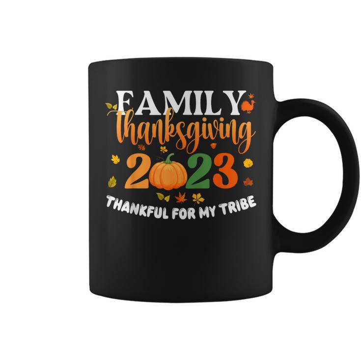 Family Thanksgiving 2023 Fall Autumn Turkey Matching Family Coffee Mug