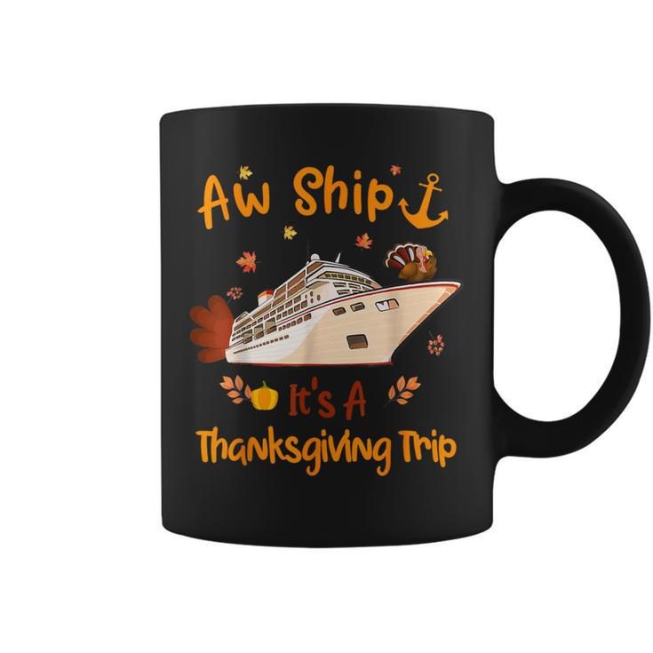 Family Thanksgiving Cruise 2023 Happy Autumn Cruise Trip Coffee Mug