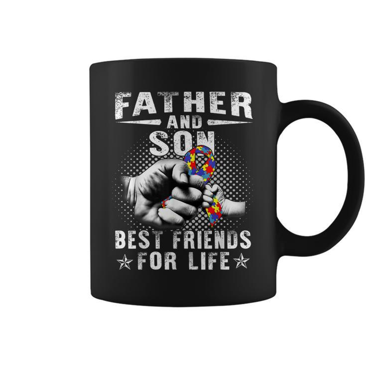 Father And Son Best Friend For Life Autism Awareness  Coffee Mug