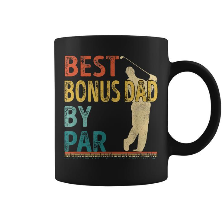Fathers Day Best Bonus Dad By Par Golf Gifts For Dad Coffee Mug