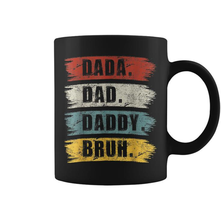 Fathers Day Gift Dada Daddy Dad Bruh Vintage Coffee Mug