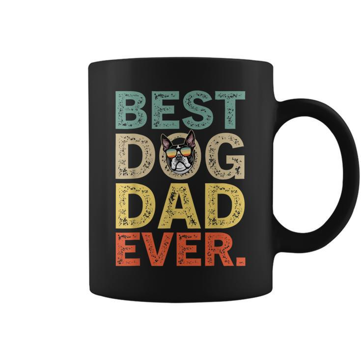 Fathers Day Gifts Boston Terrier Best Dog Dad Ever  Gift For Mens Coffee Mug