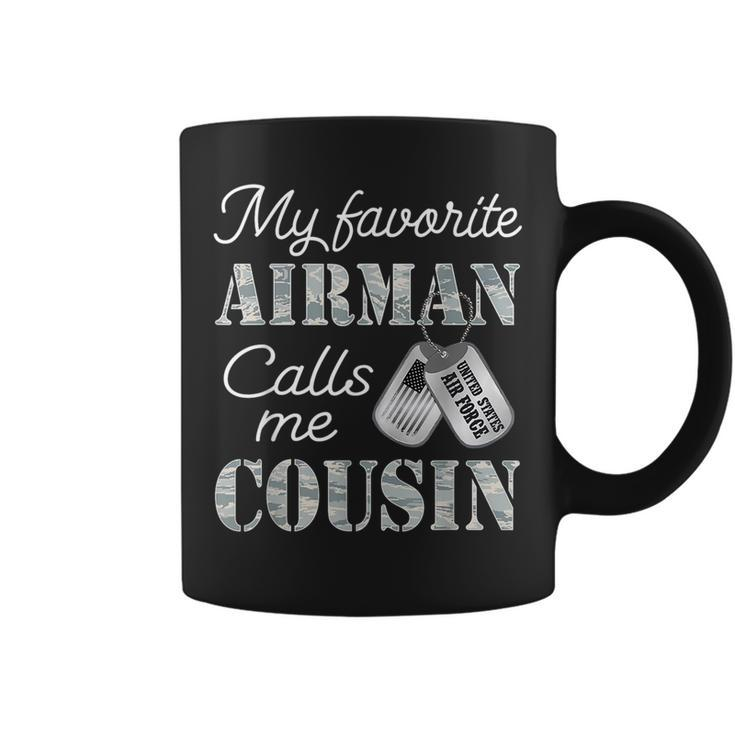 My Favorite Airman Calls Me Cousin Air Force Graduation Coffee Mug