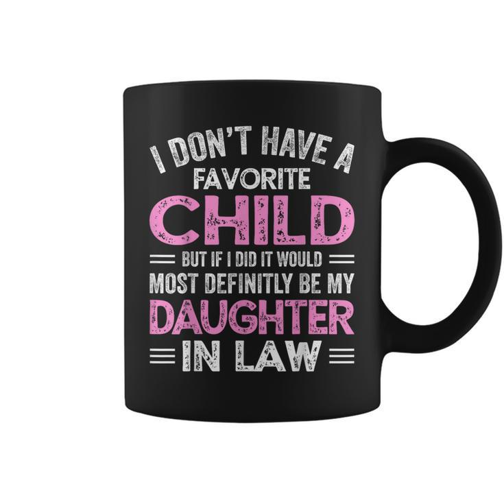 Favorite Child My Daughterinlaw Funny Mothers Day Coffee Mug