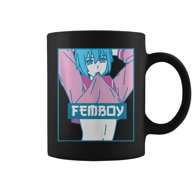 Femboy Aesthetic Pastel Yaoi Anime Boy Crossdressing Coffee Mug