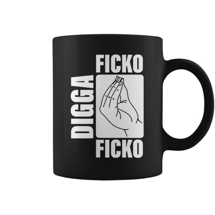 Ficko Digga Ficko Meme Hand Sign Italian Gesture  Coffee Mug