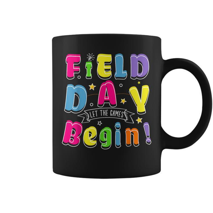 Field Day Let The Games Begin Boys Girls Teachers Game Day Coffee Mug