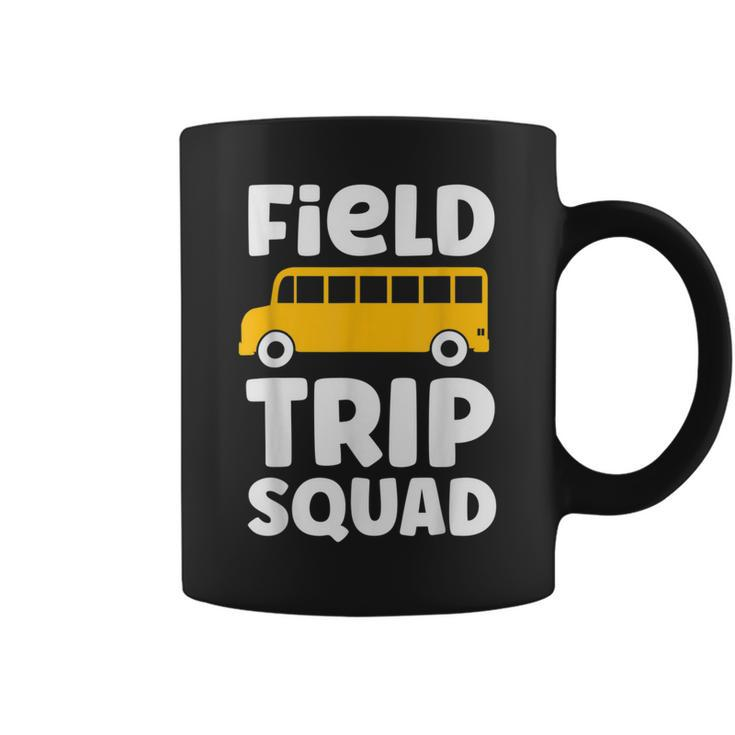 Field Trip Squad School Bus Field Day Vibes 2023 Coffee Mug