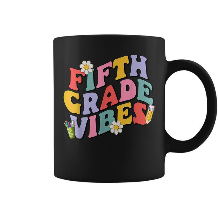 Fifth Grade Vibes Back To School 5Th Grade Team 1St Day  Coffee Mug