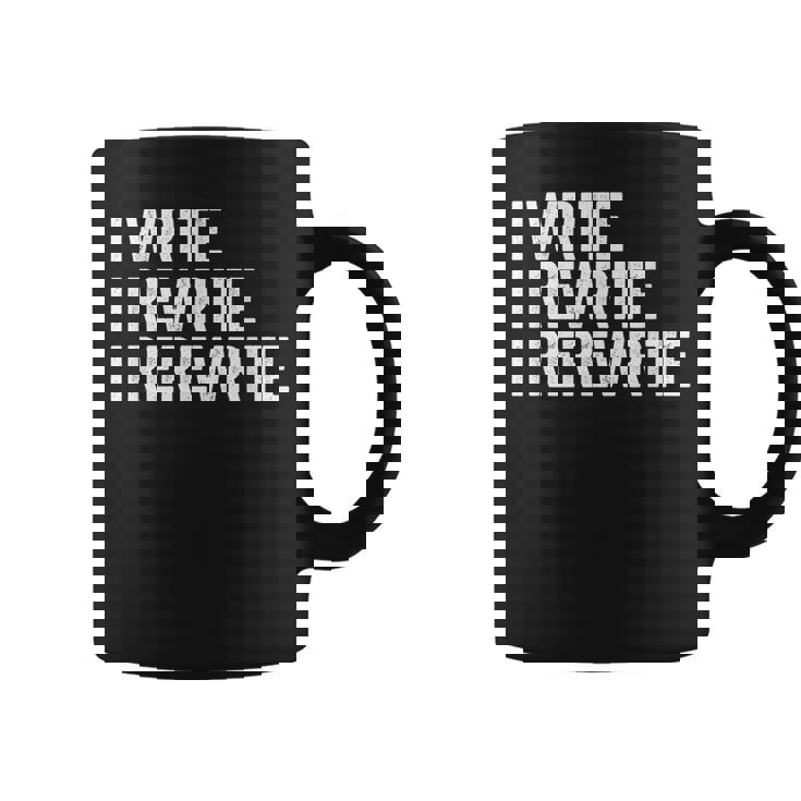 Filmmaking Book Author I Write I Rewrite Screen Writing Writing Funny Gifts Coffee Mug