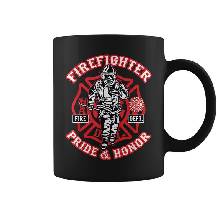 Firefighter Fireman Pride & Honor  Coffee Mug