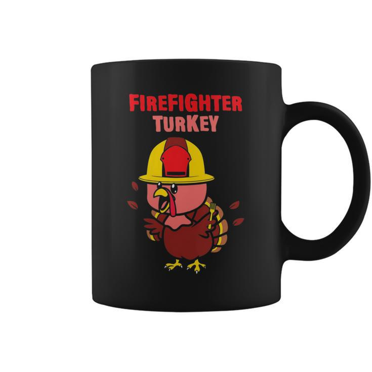 Firefighter Turkey Thanksgiving  Coffee Mug