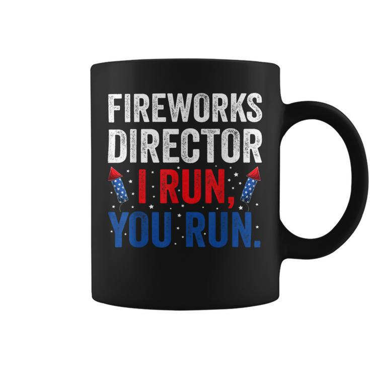 Fireworks Director I Run You Run 4Th Of July Apparel S Coffee Mug