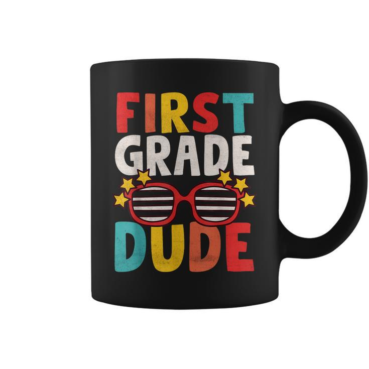 First 1St Grade Dude First Day Of School Student Kids Boys  Coffee Mug