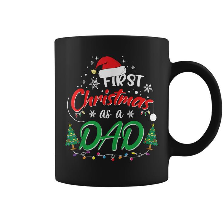 First Christmas As A Dad New Daddy 1St Christmas Coffee Mug