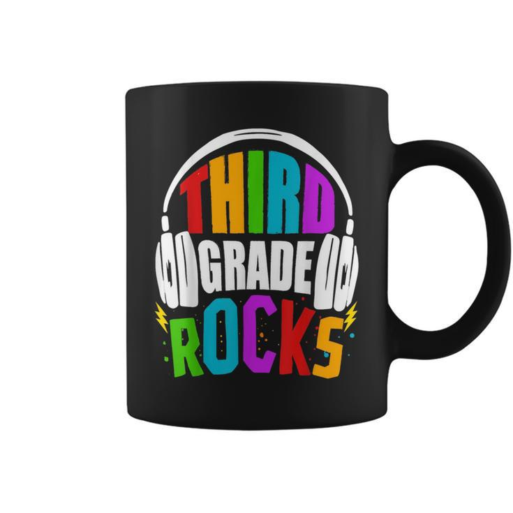 First Day Of 3Rd Grade Rocks Back To School Teacher Kids  Coffee Mug