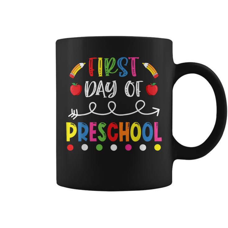 First Day Of Preschool Back To School Teacher Students Coffee Mug