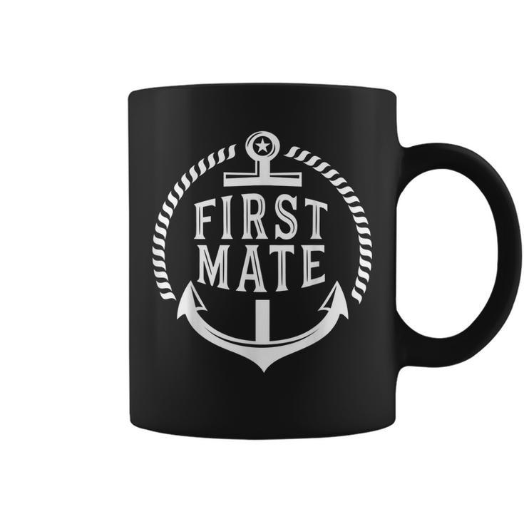 First Mate Nautical Anchor  Coffee Mug