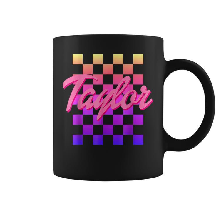 First Name Taylor Vintage Girl Birthday Coffee Mug