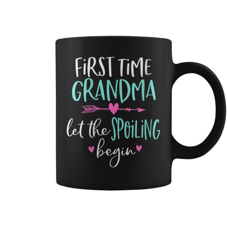 First Time Grandma Let The Spoiling Begin New 1St Time  Gift For Womens Gift For Women Coffee Mug