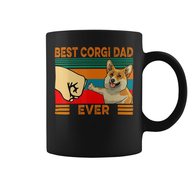 Fist Bump Best Corgi Dad Ever  Coffee Mug