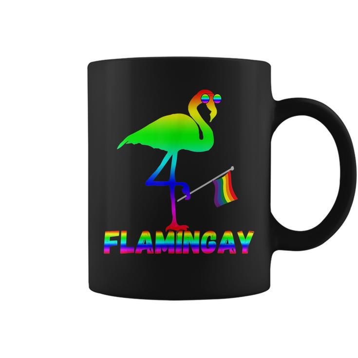 Flamingo Gay Pride Rainbow Bird Lgbt Flag Gender Homosexual  Coffee Mug