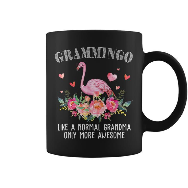 Flamingo Grammingo Like A Normal Grandma  Grandma Coffee Mug