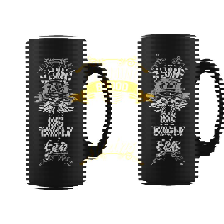 Fleming Blood Runs Through My Veins Coffee Mug