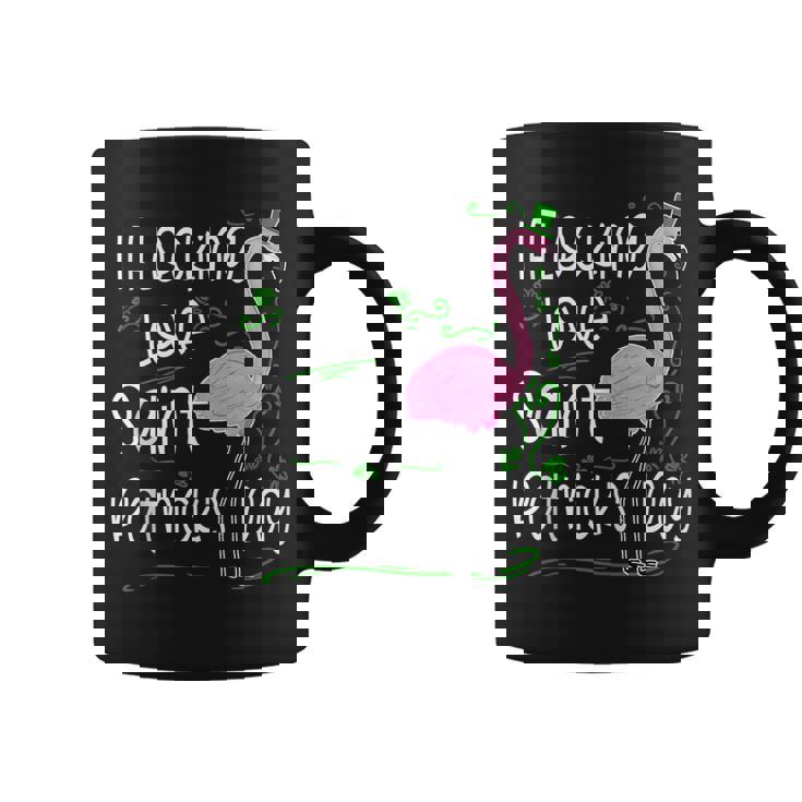 Flocking Love St Patricks Day Flamingo Funny Saint Paddys  Coffee Mug