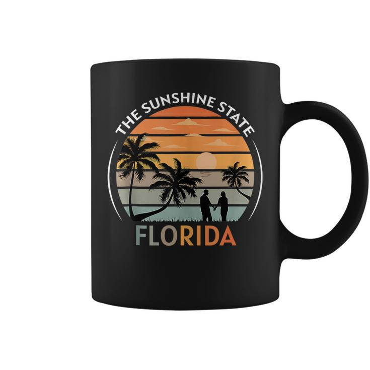 Florida Summer Beach Vintage Sunset  Coffee Mug